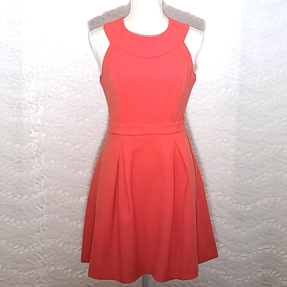 Rachel Roy Halter Dress Coral Size 8 - Picture 3 of 8